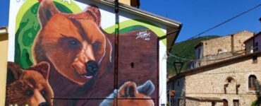 Murales Amarena sorge a Cansano (AQ)